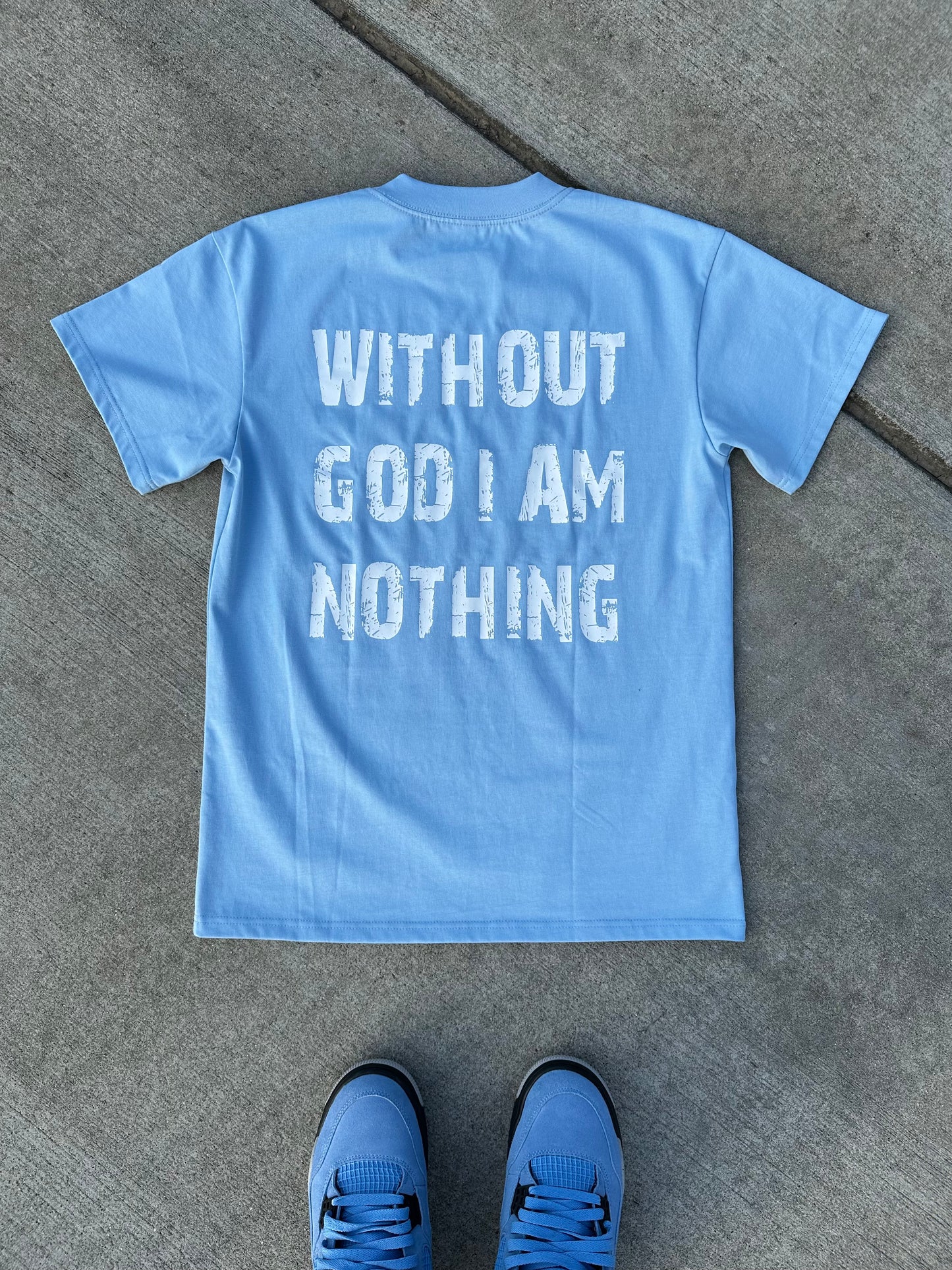 “JESUS IS KING” TEE ( PRE-MADE )